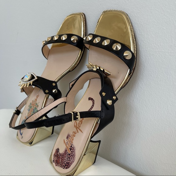 Linea Rosa Sandals Summer studs shoes - Picture 9 of 11
